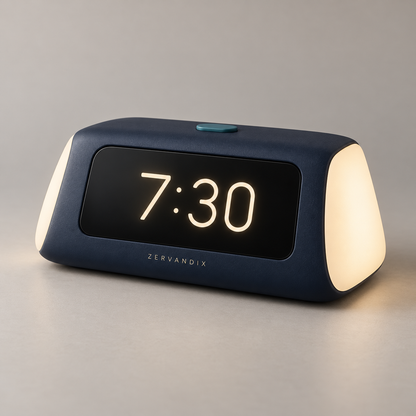 Zervandix DawnView Digital Bedside Clock