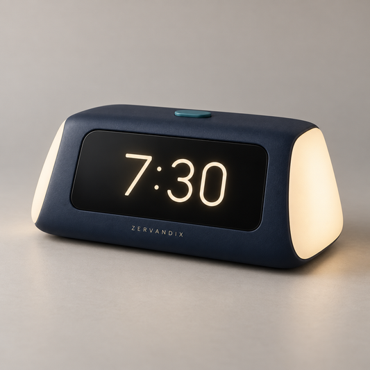 Zervandix DawnView Digital Bedside Clock